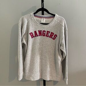 Pink with 5th & Ocean Rangers Crew Neck Sweater Size Small